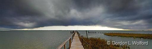 Norther Blowing In 34291-5.jpg - Powderhorn Lake photographed along the Gulf coast near Port Lavaca, Texas, USA.